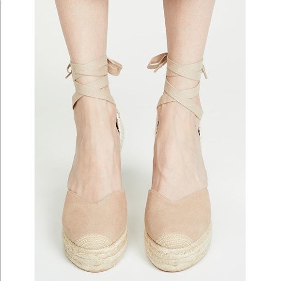 Soludos Mallorca Suede Wedge Esapdrille Sandal - Picture 7 of 11